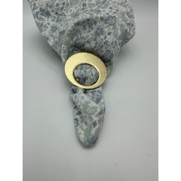 Scarf Clip T-Shirt Tee Ring Buckle Set 4 Vtg 1990s Plastic Heart Rhinestone - Picture 9 of 9